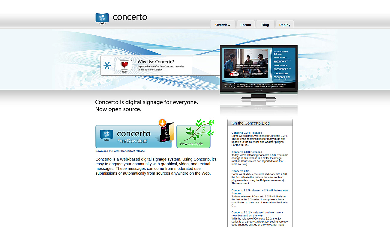 Concerto screenshot