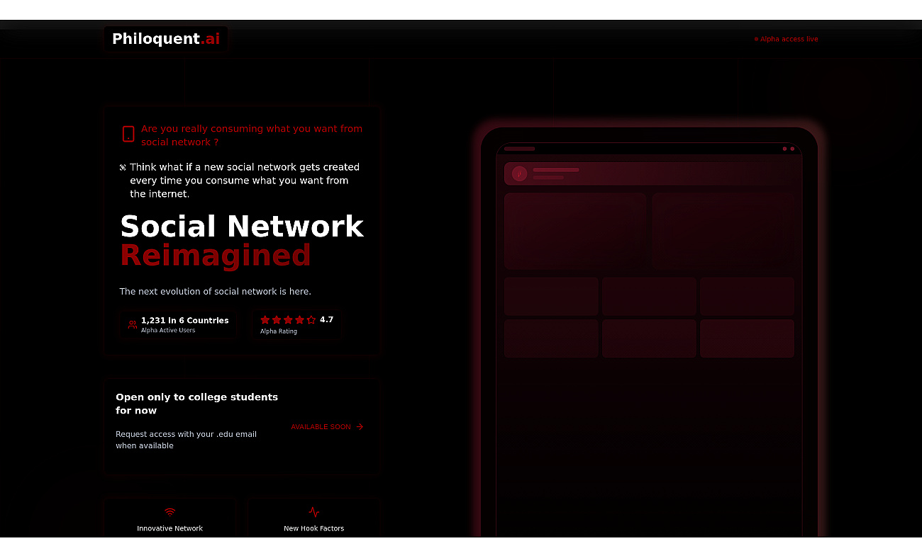 Philoquent screenshot