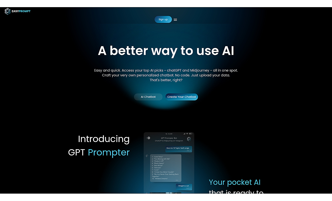 EasyPrompt screenshot