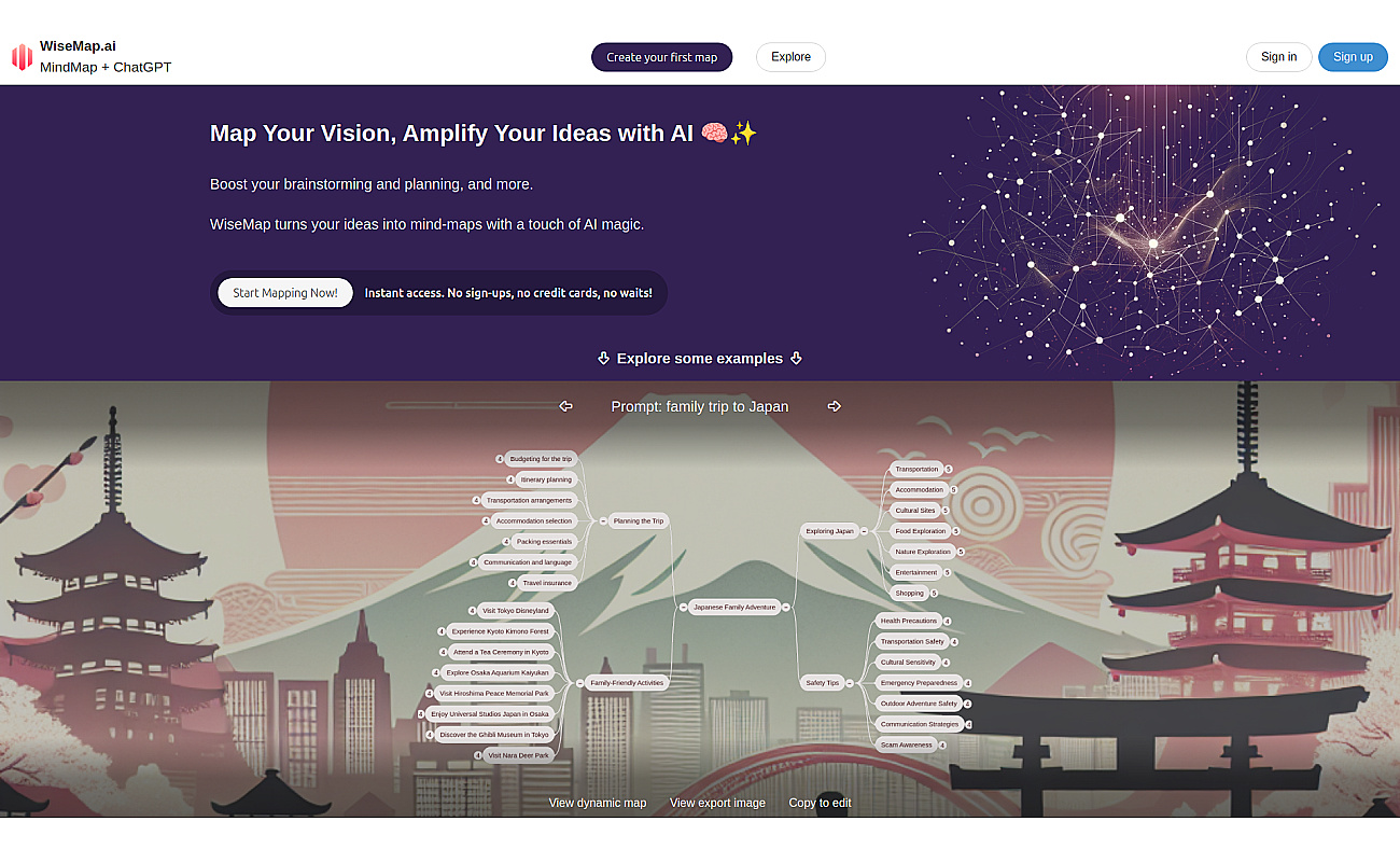 WiseMap screenshot