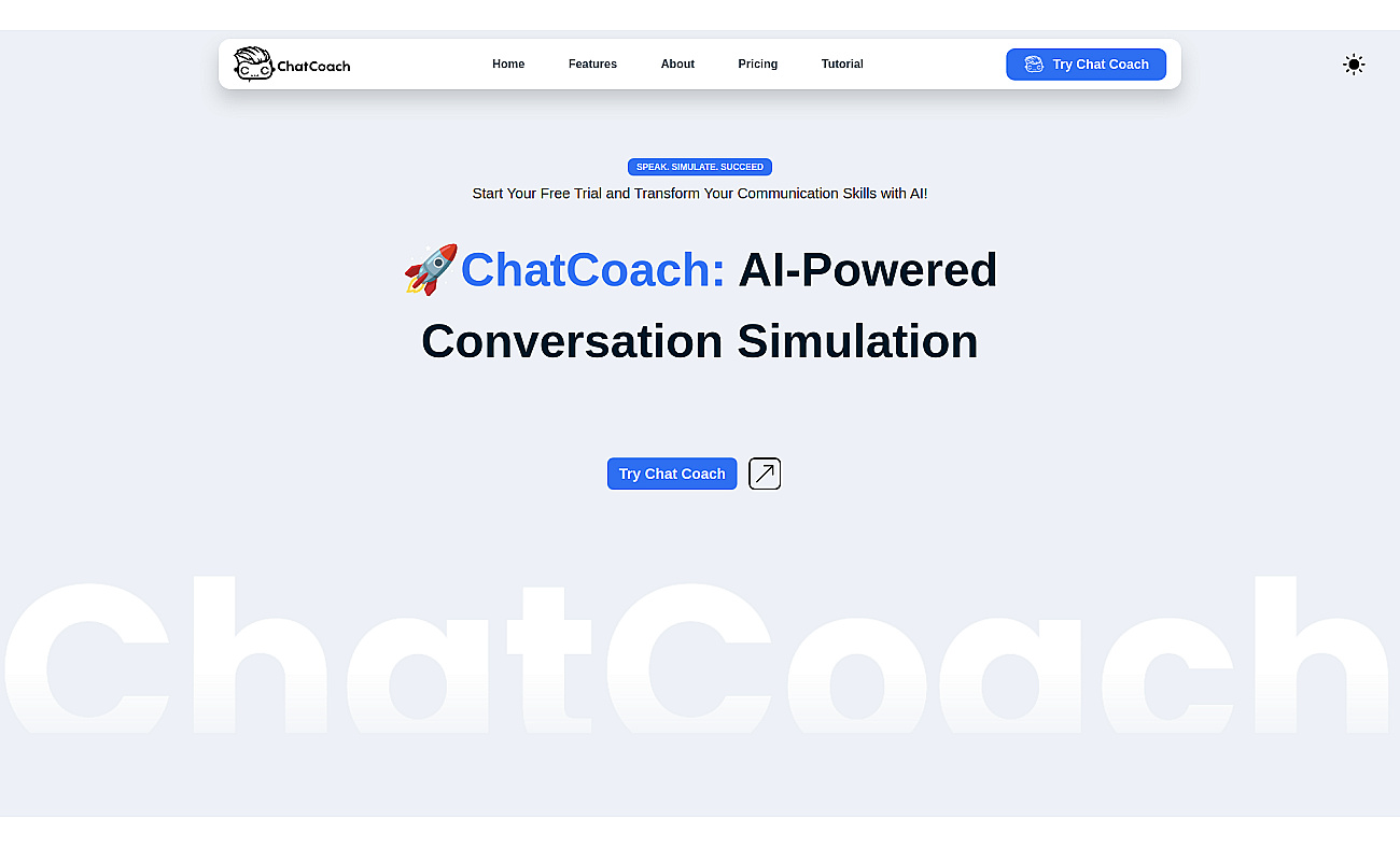 ChatCoach screenshot