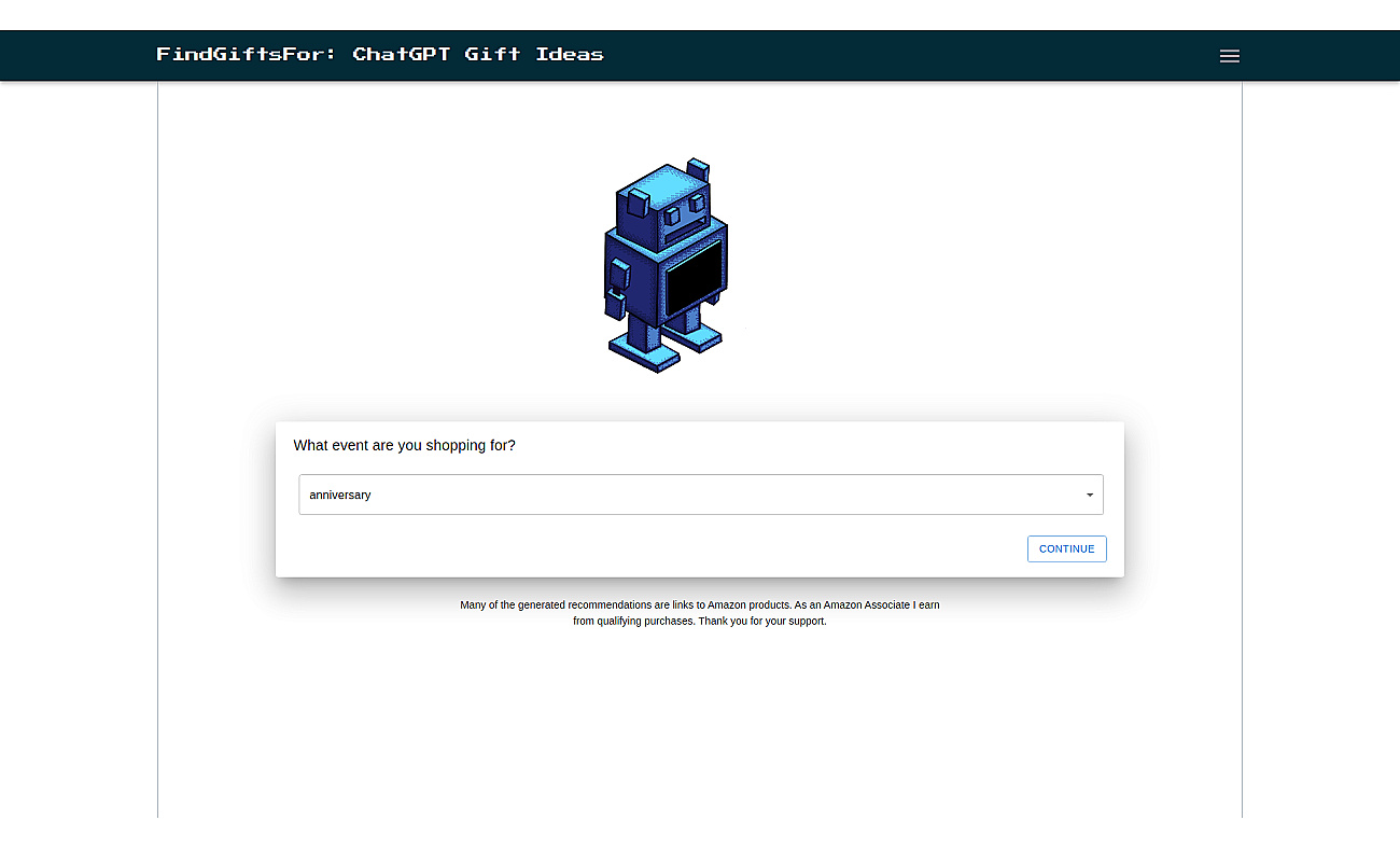 FindGiftsFor screenshot