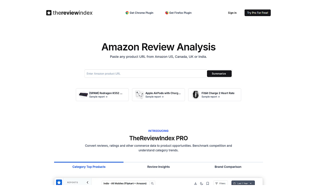 TheReviewIndex screenshot