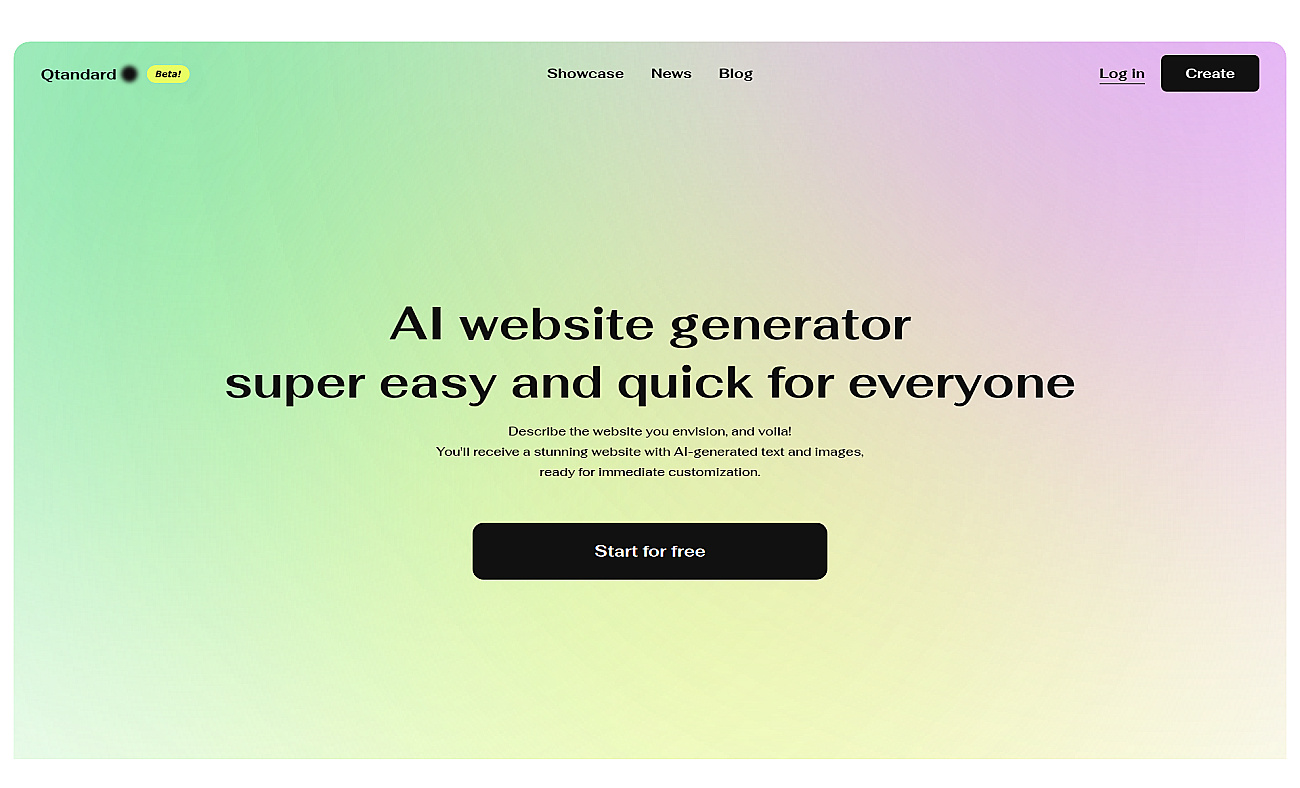 Qtandard:  AI Wordpress Websites Builder screenshot