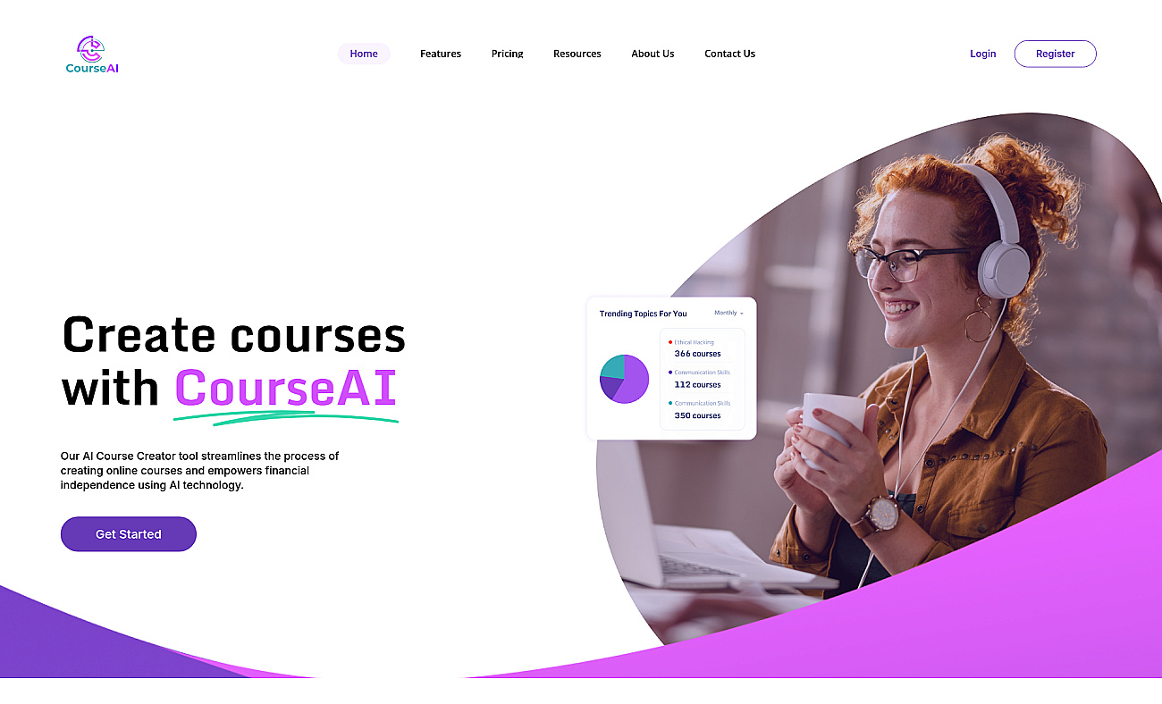 CourseAI screenshot