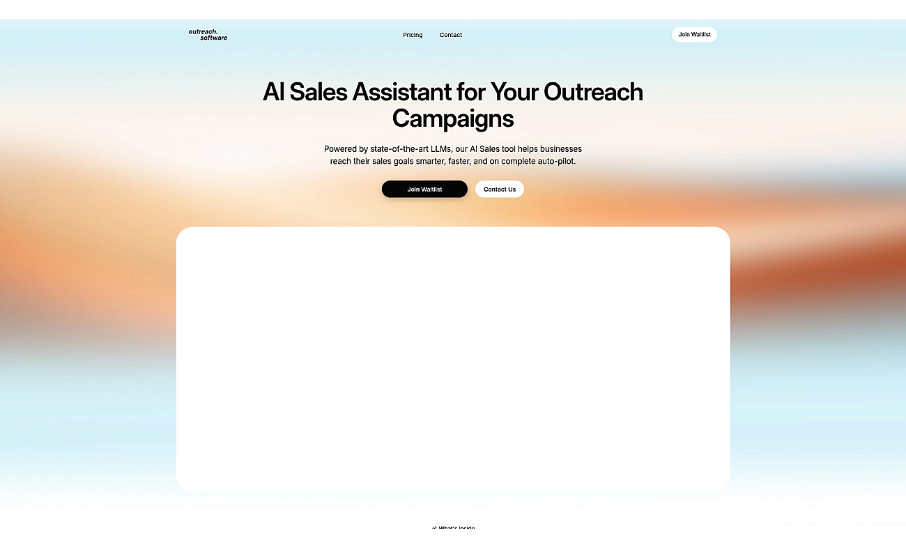 AI Sales Assistant screenshot