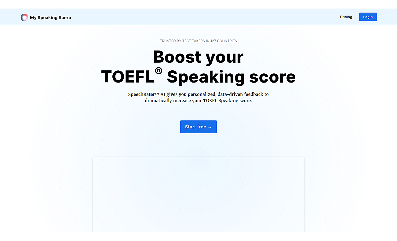 My Speaking Score screenshot
