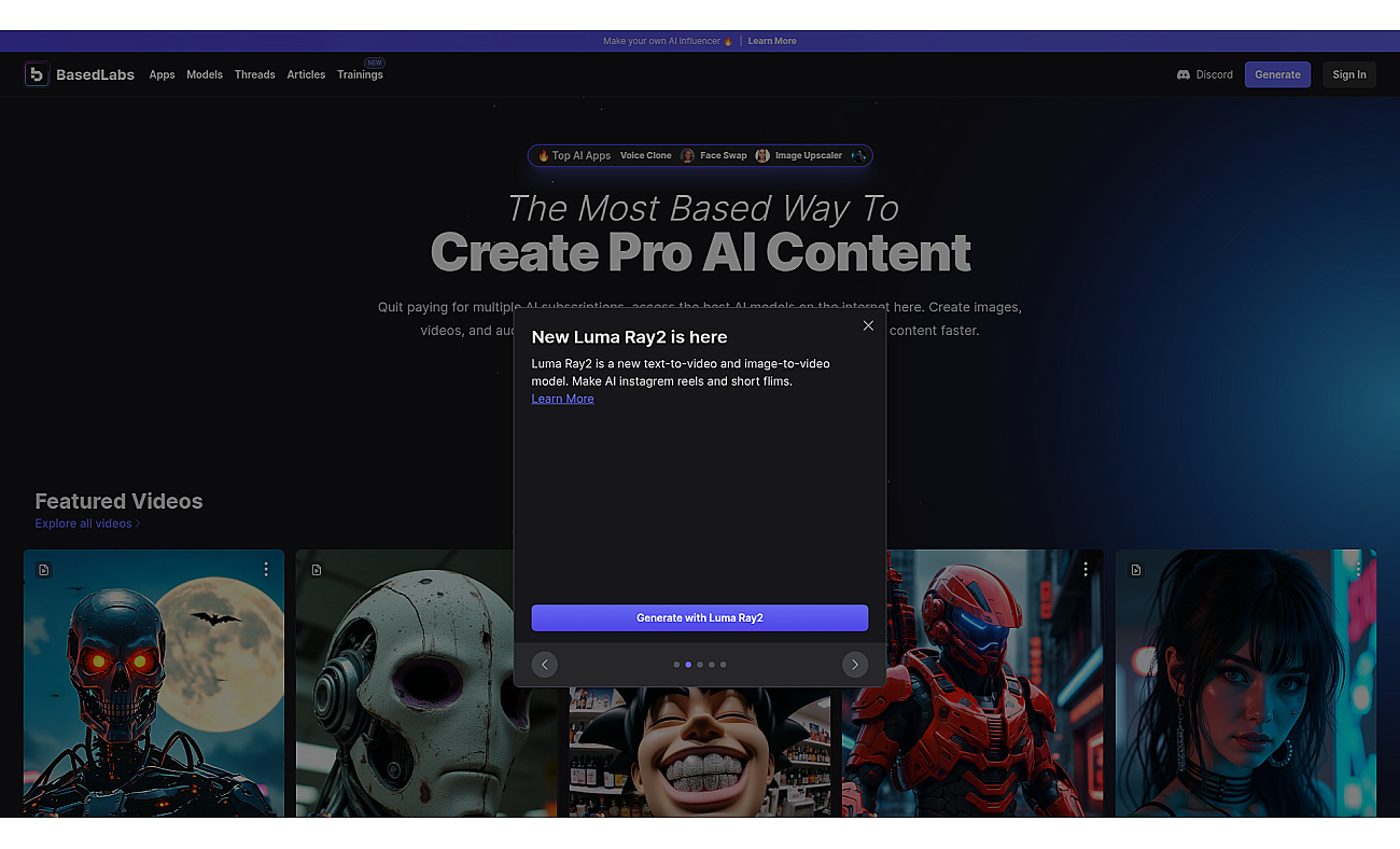 BasedLabs screenshot