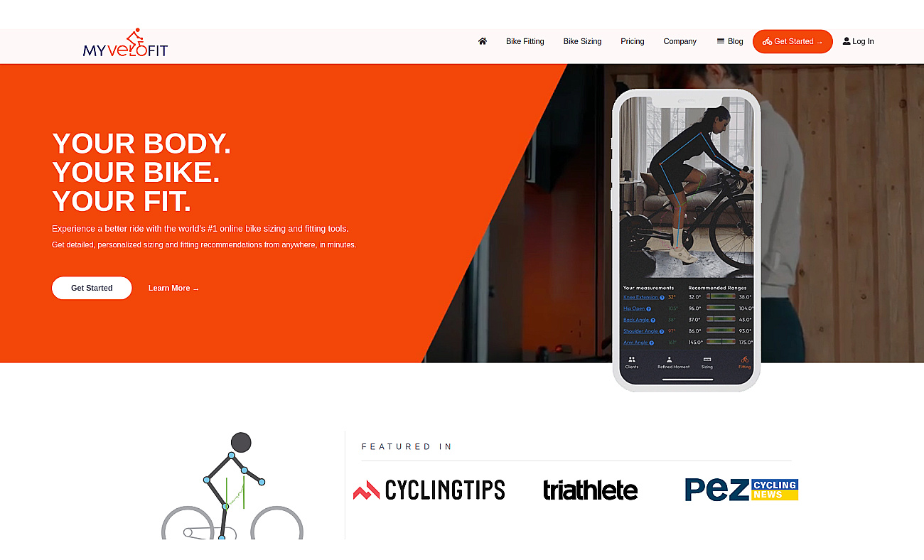 MyVeloFit screenshot