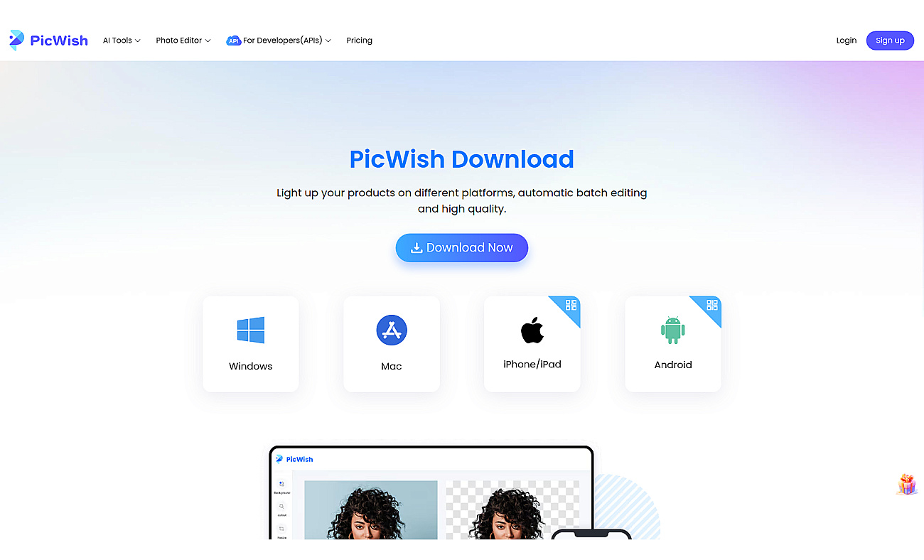 PicWish for Windows screenshot