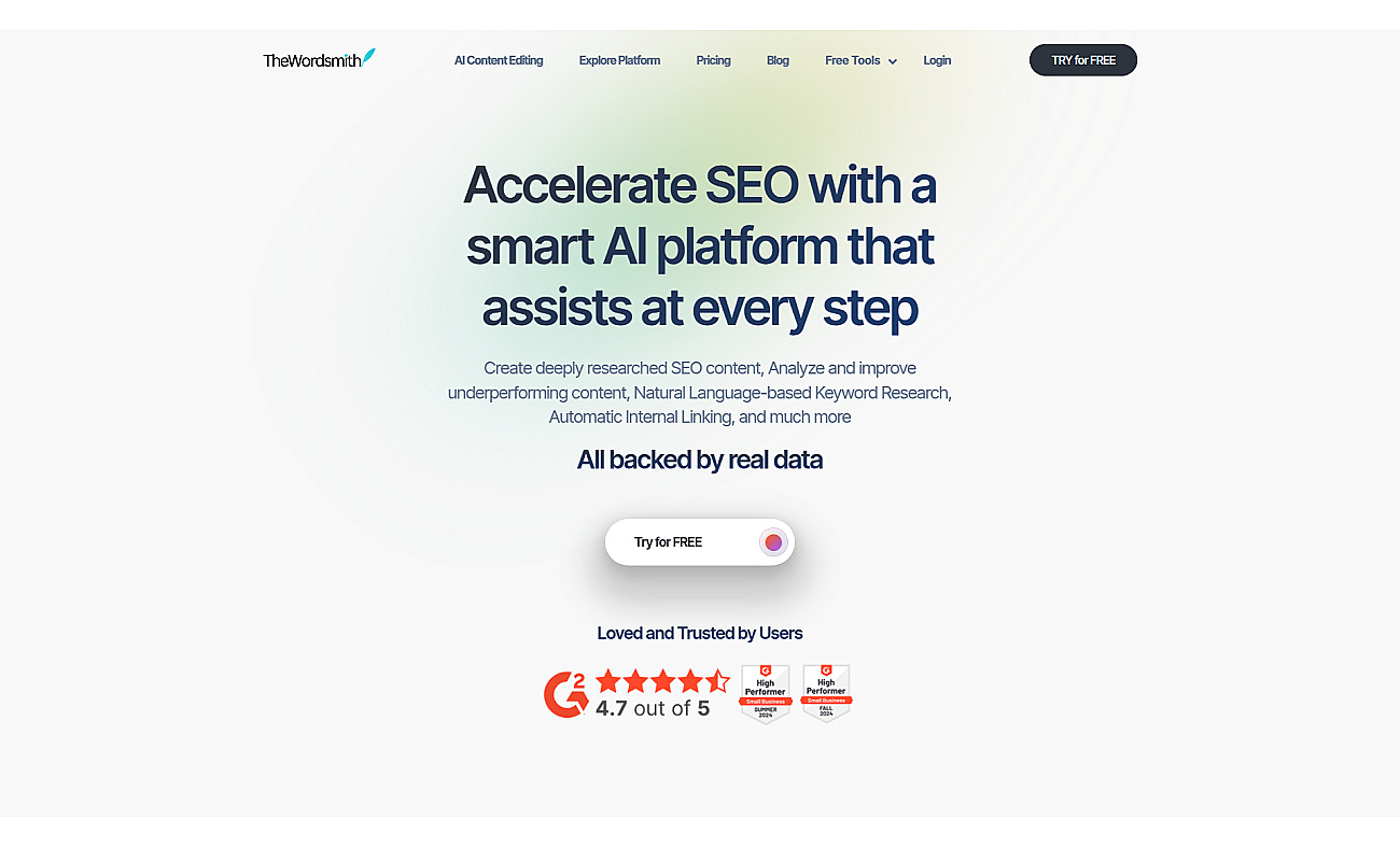 TheWordsmith.ai screenshot