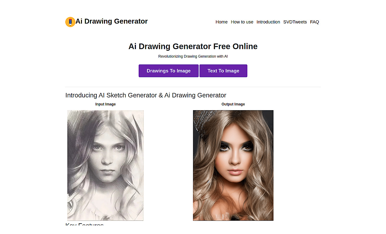 ai drawing generator screenshot