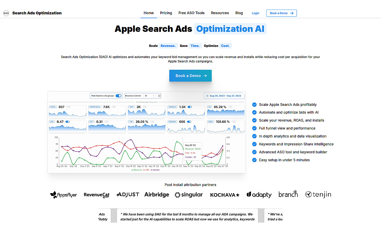 Search Ads Optimization AI screenshot