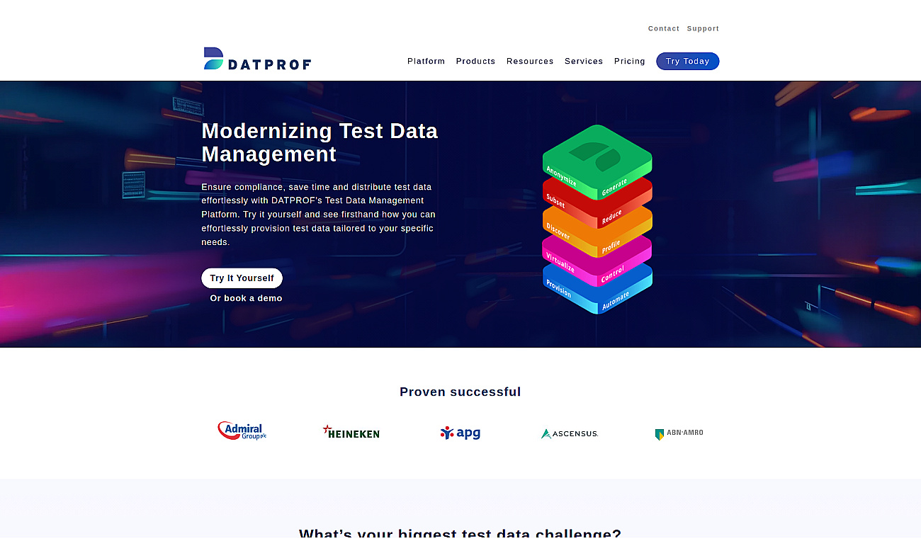 DATPROF screenshot