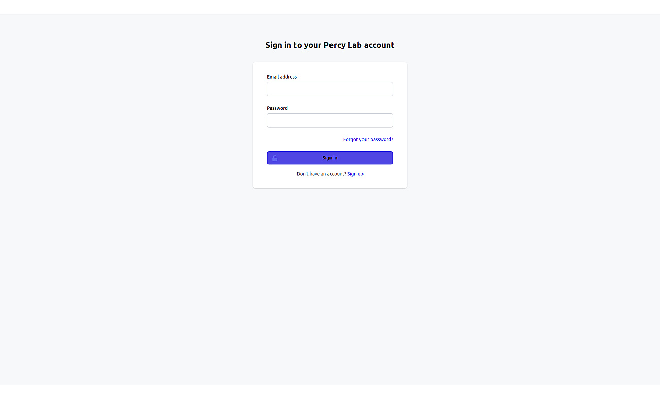 Percy Lab screenshot