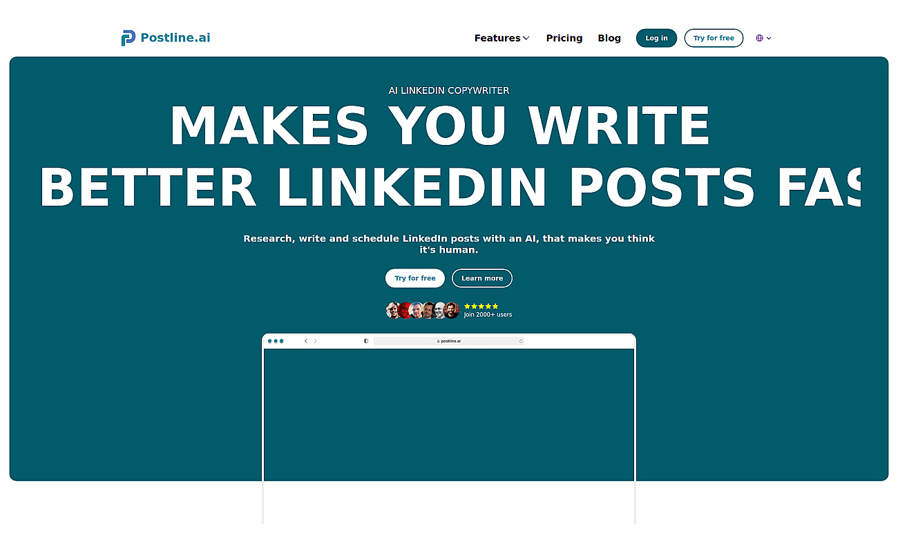 Postline.ai screenshot