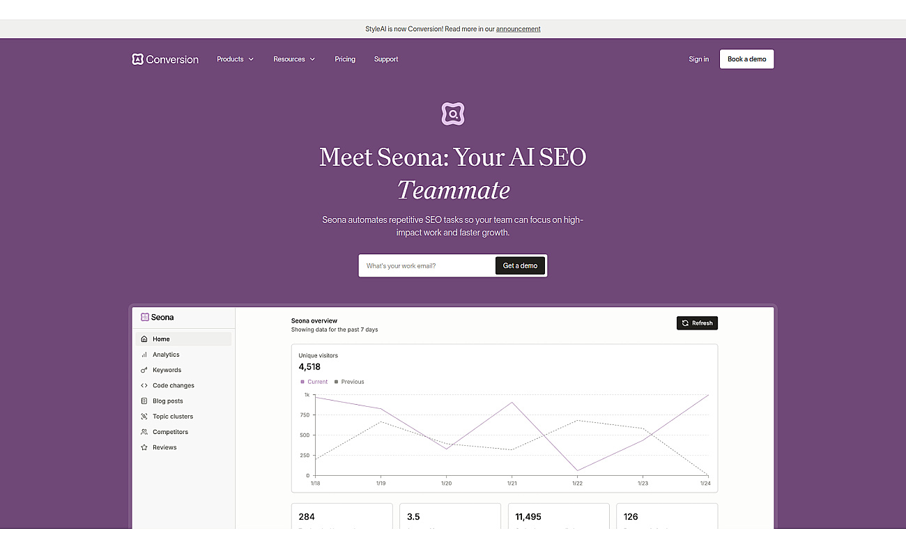 Seona - AI Powered SEO screenshot