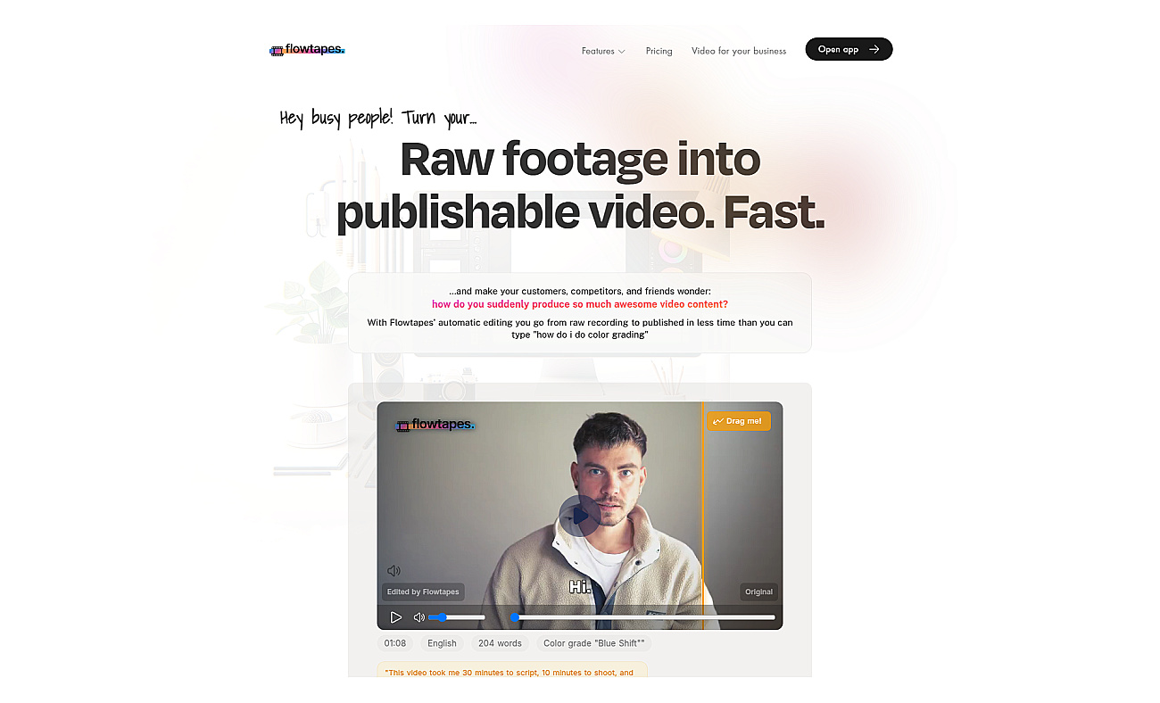 Flowtapes screenshot