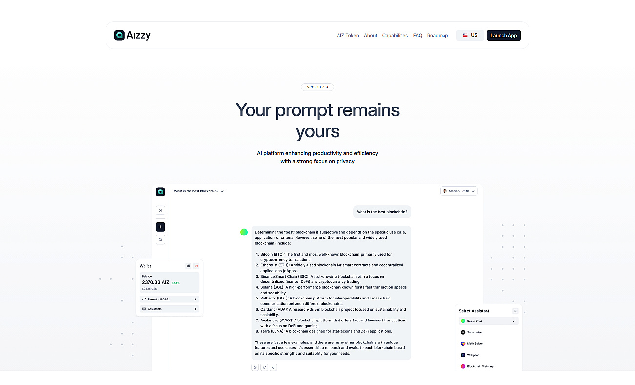 AIZZY screenshot