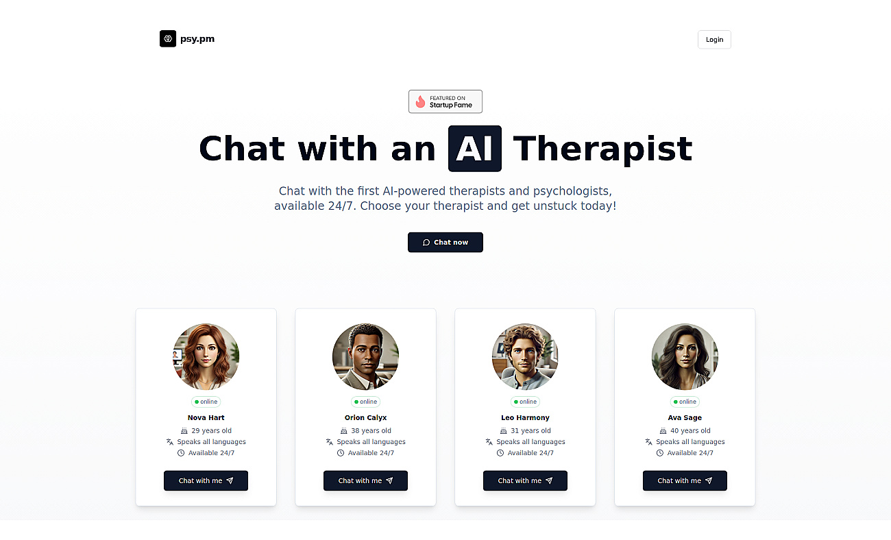PSY - AI Therapists screenshot