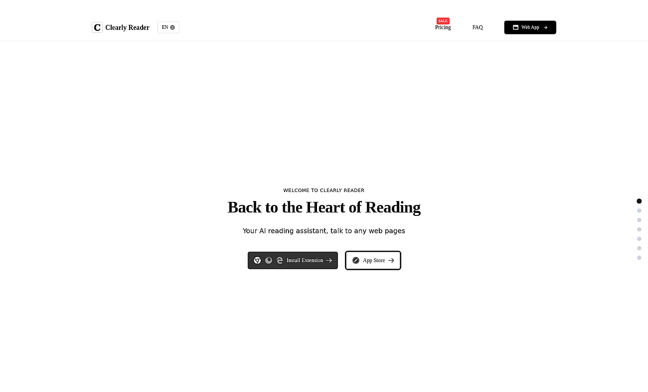 Clearly Reader screenshot