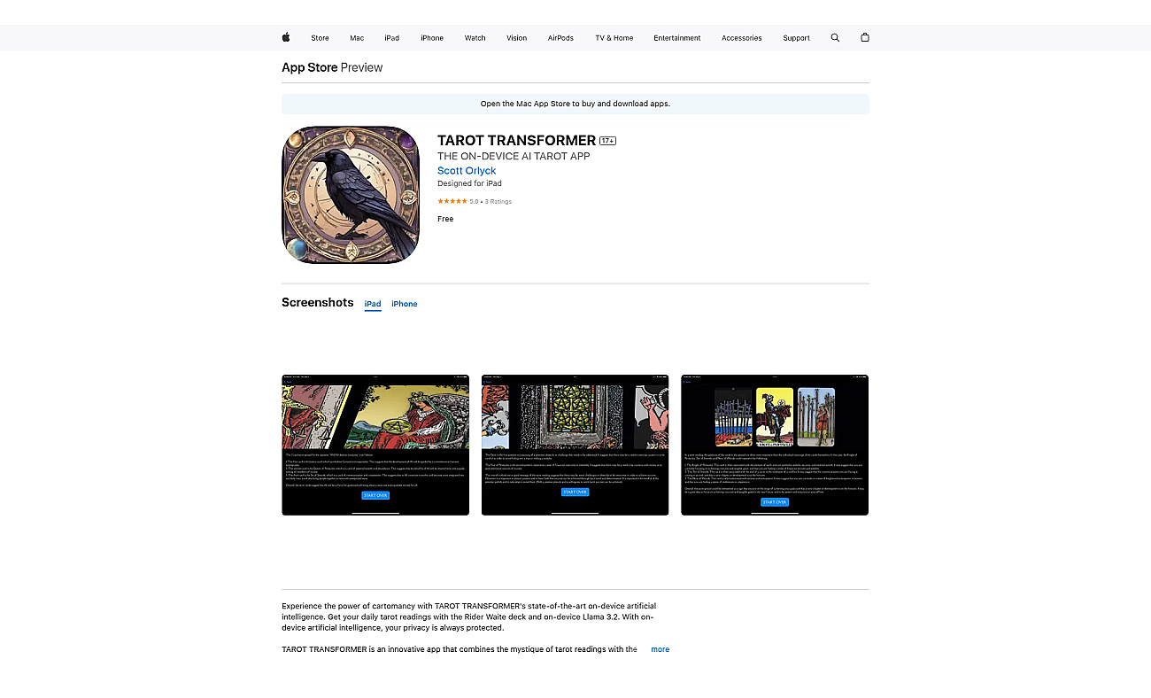 TAROT ARCANA screenshot