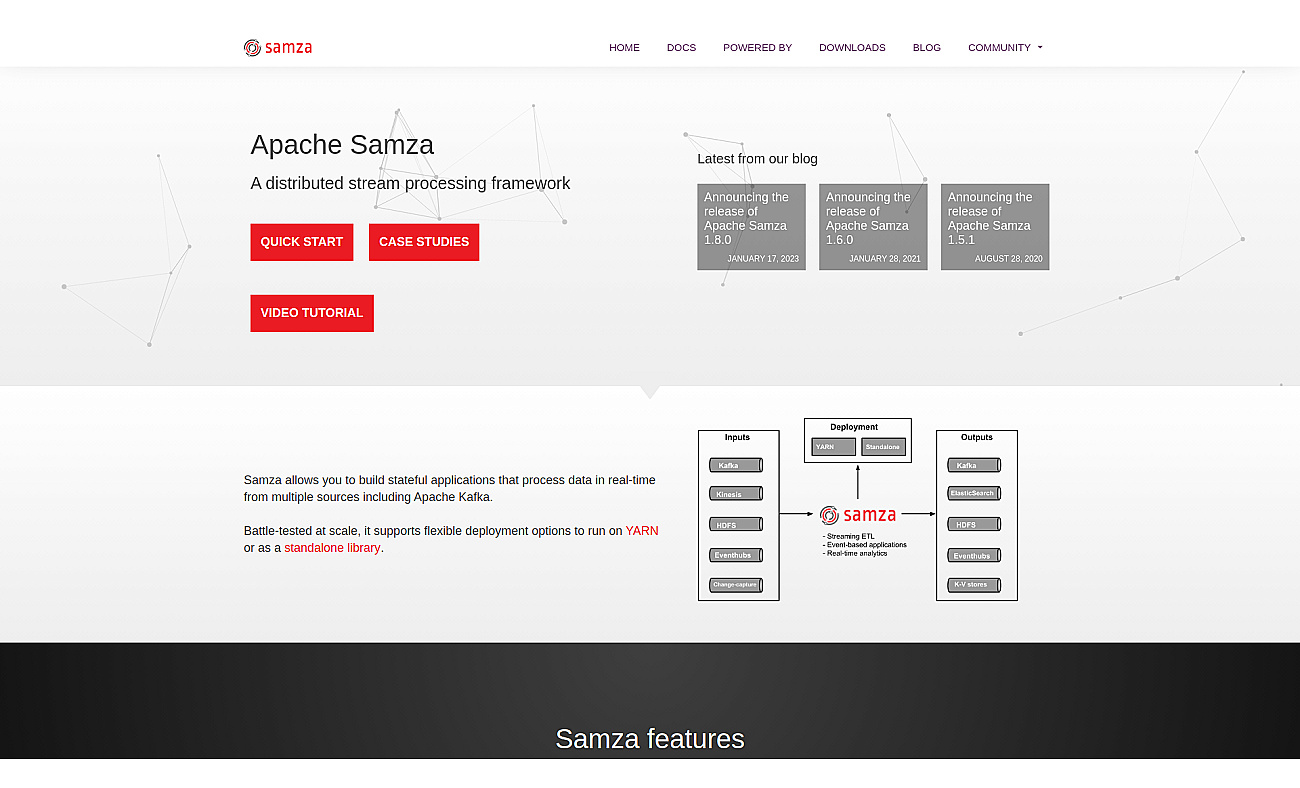 Apache Samza screenshot