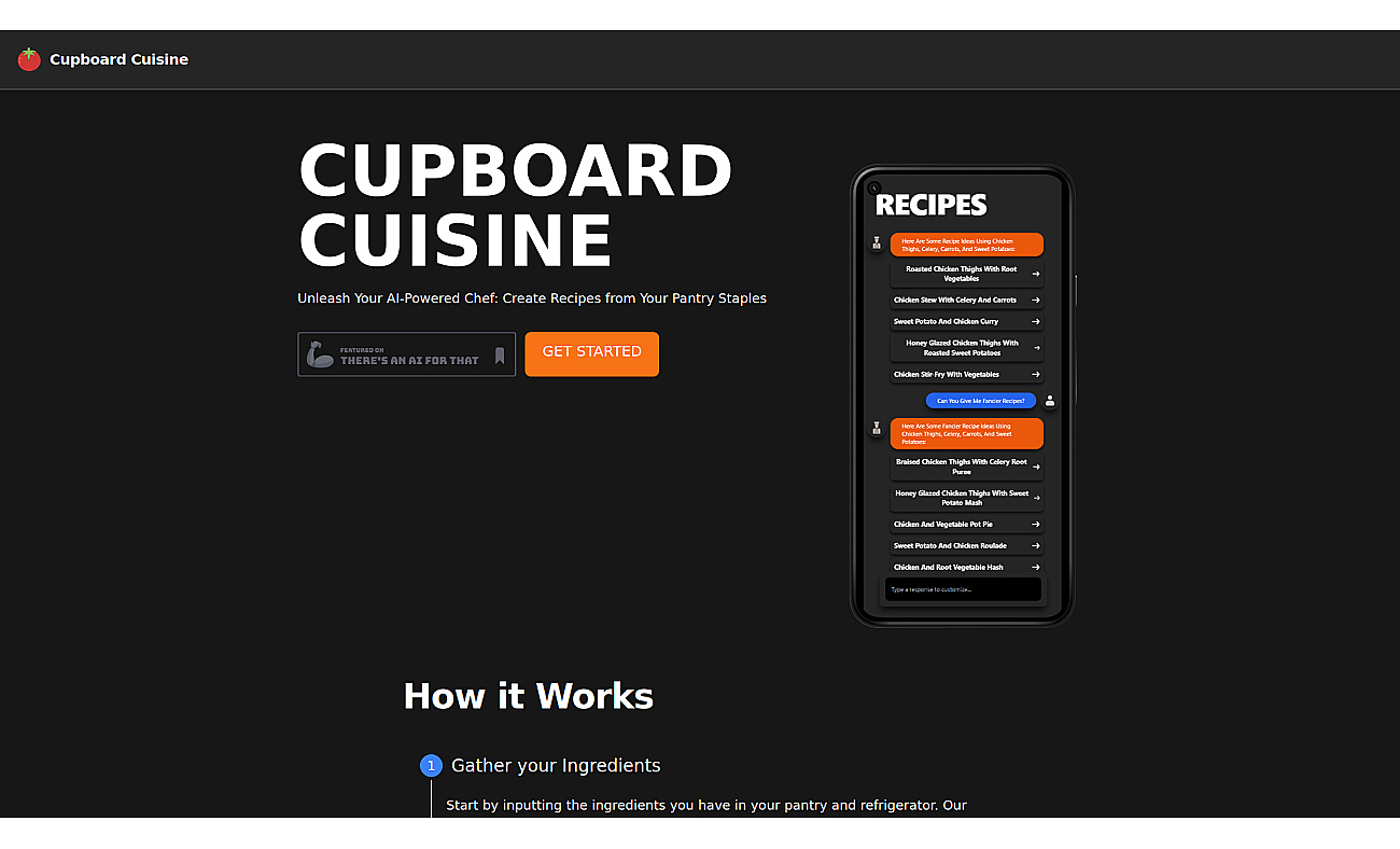 CupboardCuisine screenshot