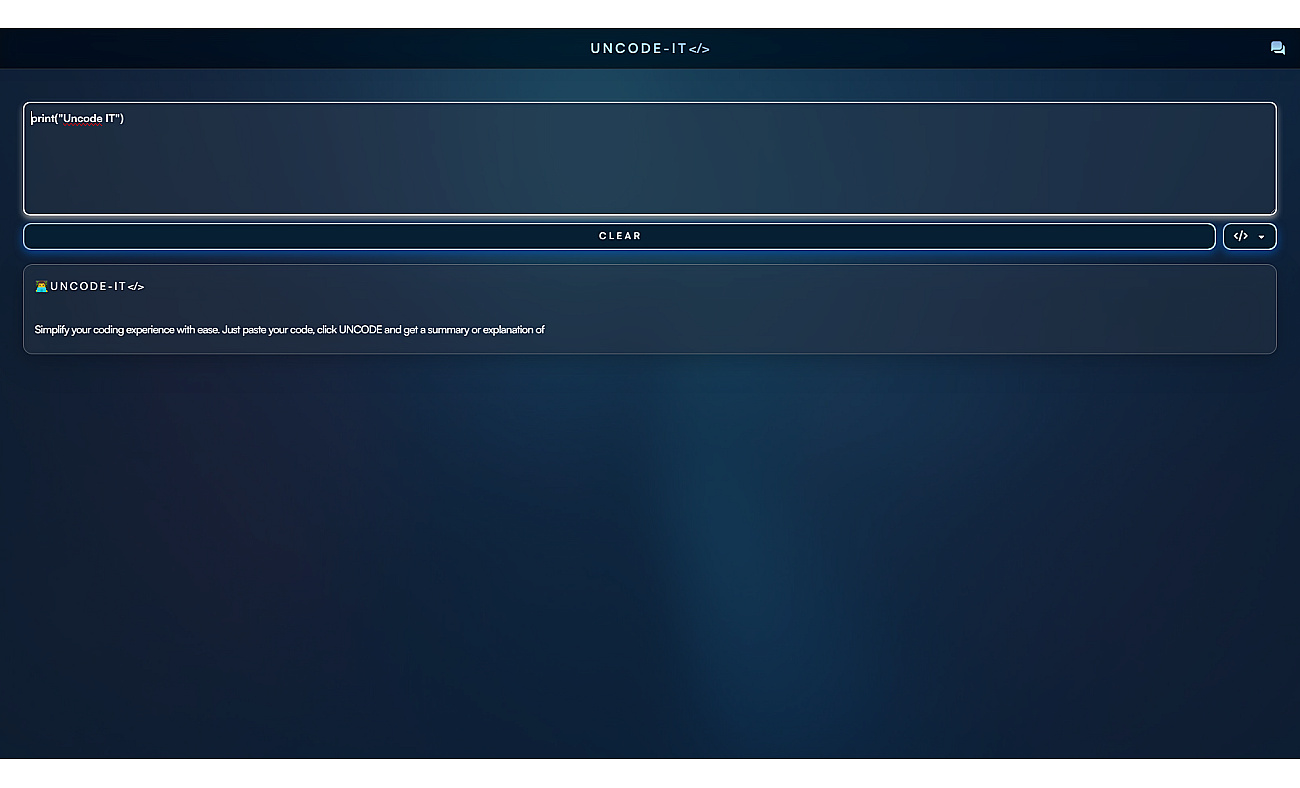 UNCODE-IT screenshot