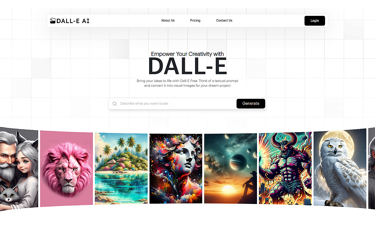 Dall-E Free Image Generator screenshot