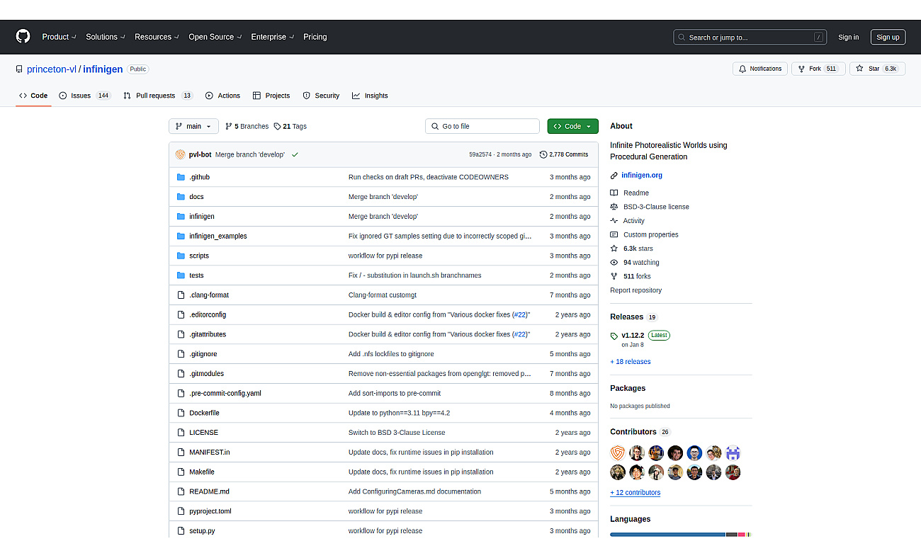 Infinigen screenshot