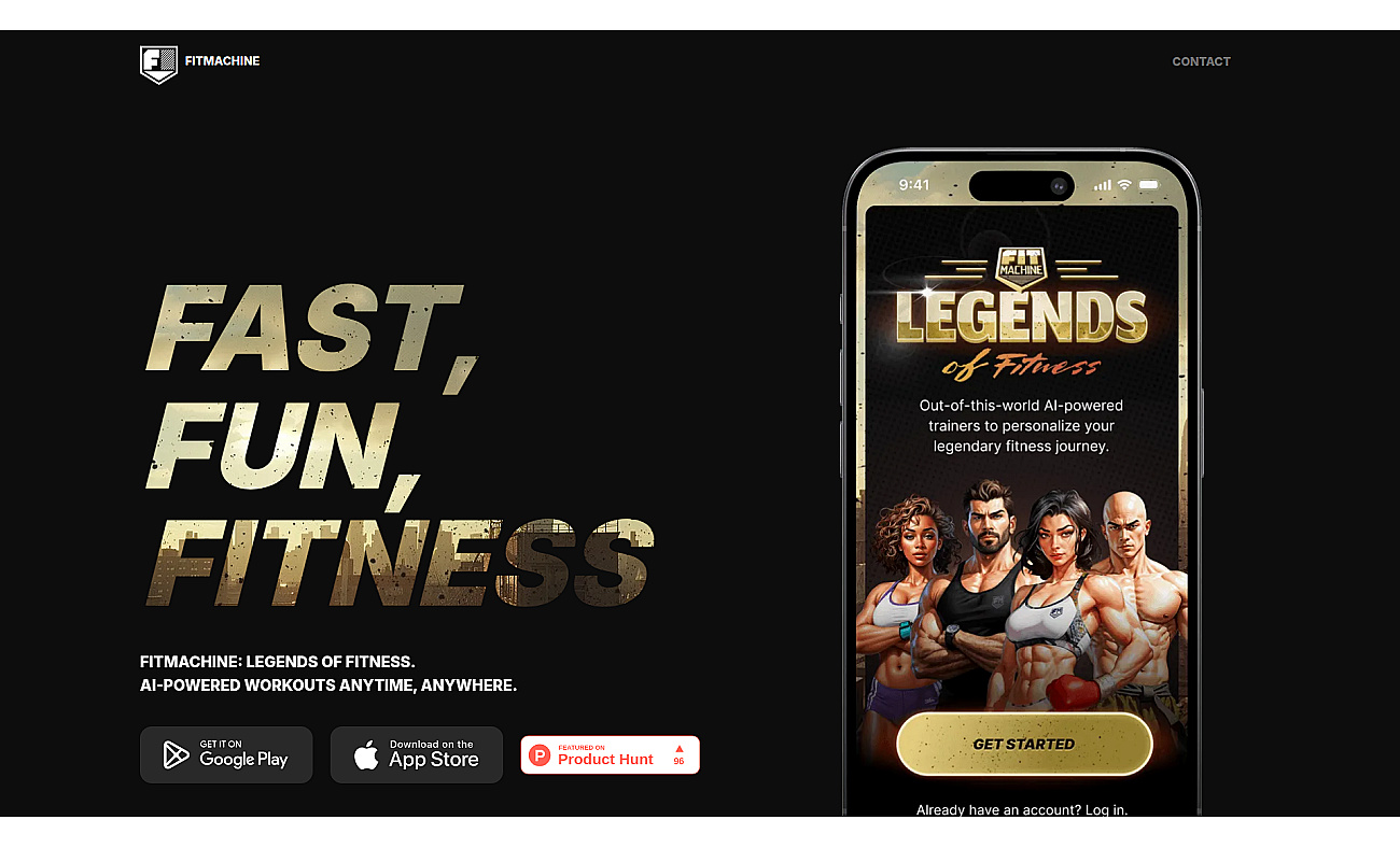 FitMachine screenshot