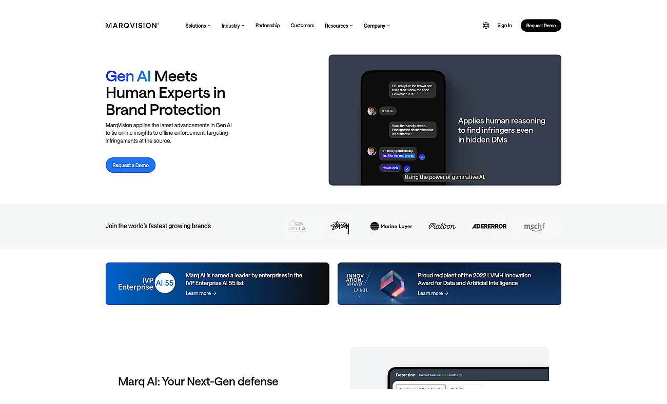 MarqVision – AI Brand Protection screenshot
