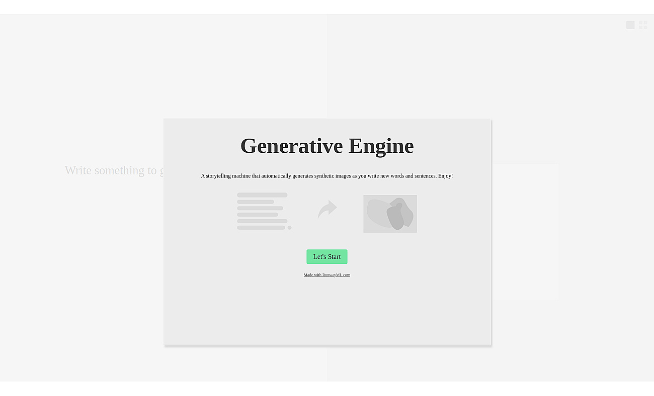 Generative Engine screenshot