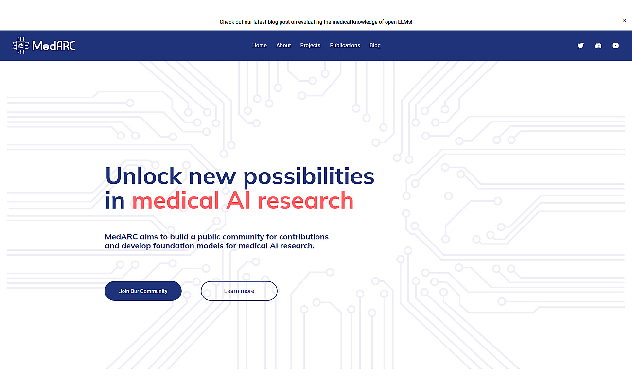 MedARC screenshot