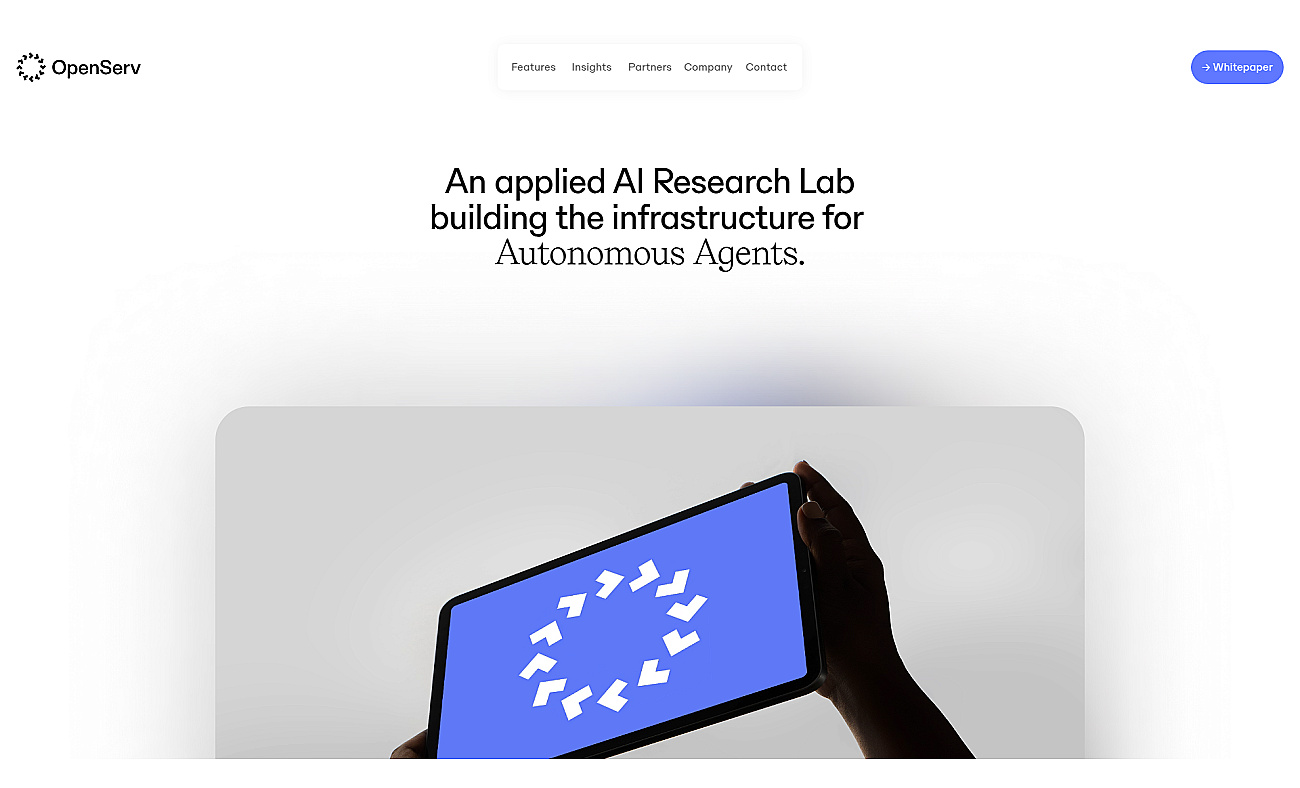 Openserv screenshot