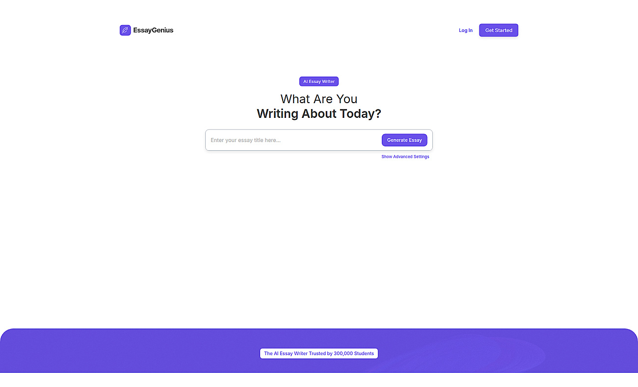 EssayGenius screenshot