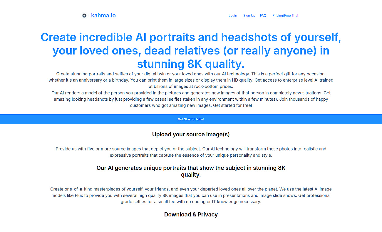 Kahma screenshot