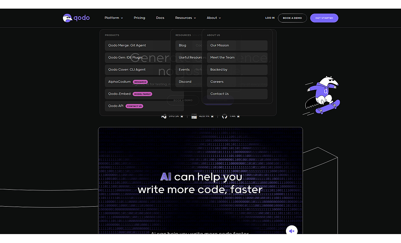 Qodo (Formerly Codium) screenshot