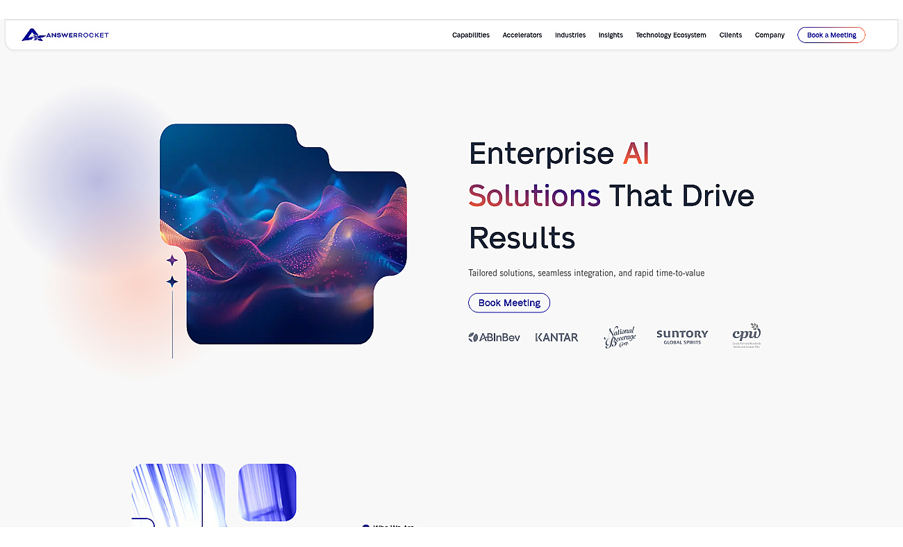 AnswerRocket screenshot