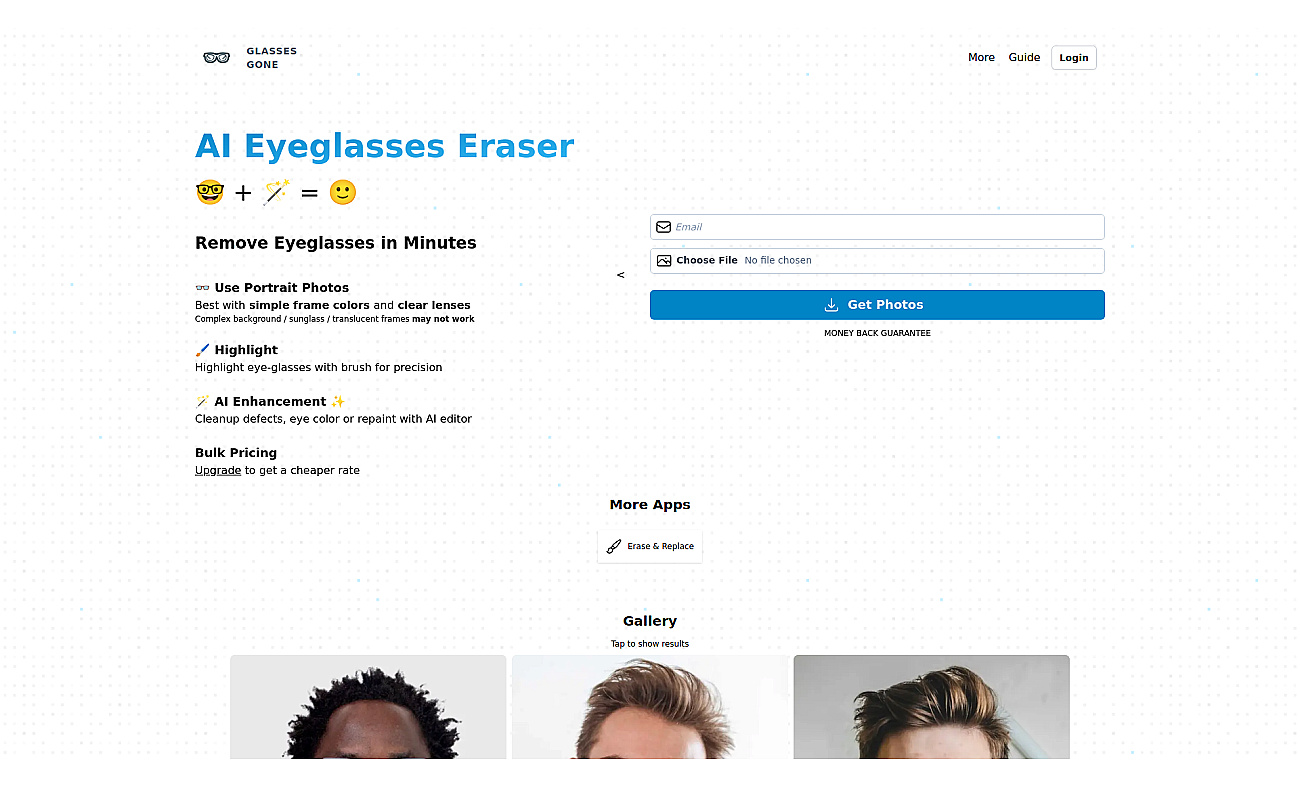 Glasses Gone screenshot