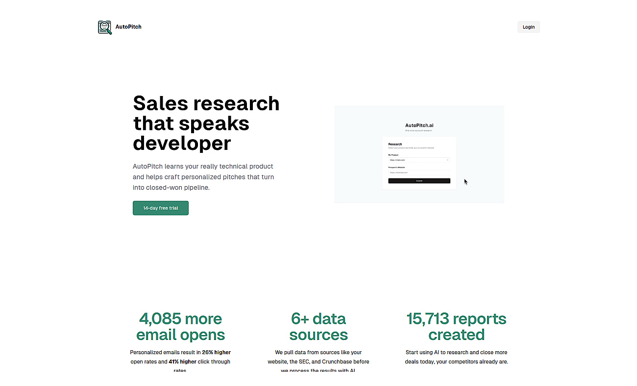 AutoPitch screenshot