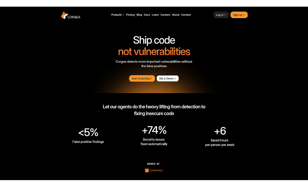 Corgea screenshot