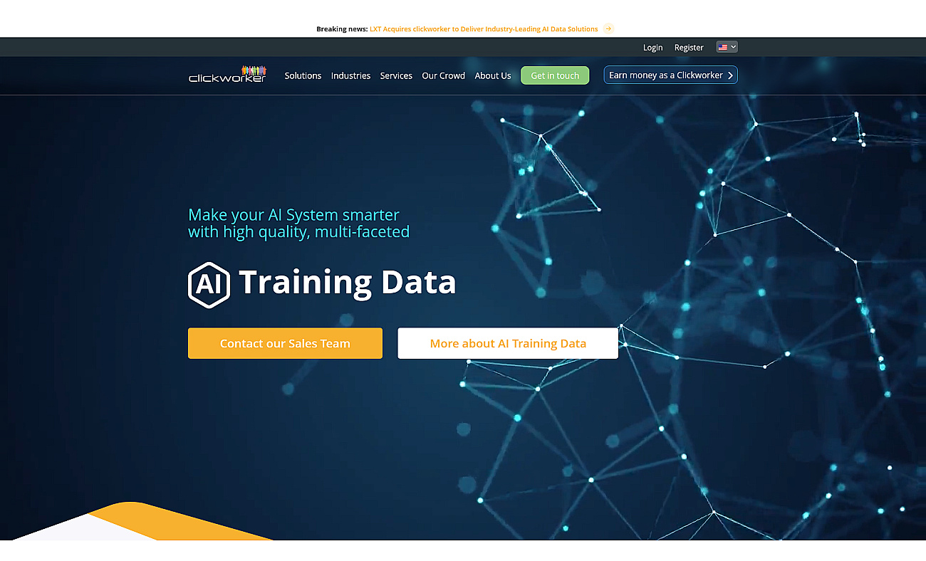 clickworker screenshot