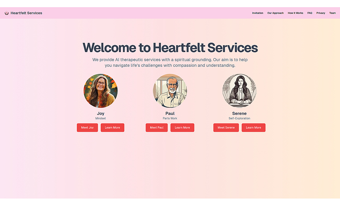 Heartfelt Services screenshot