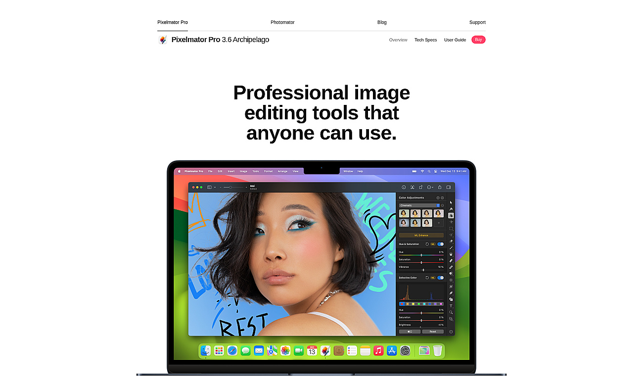 Pixelmator Photo screenshot