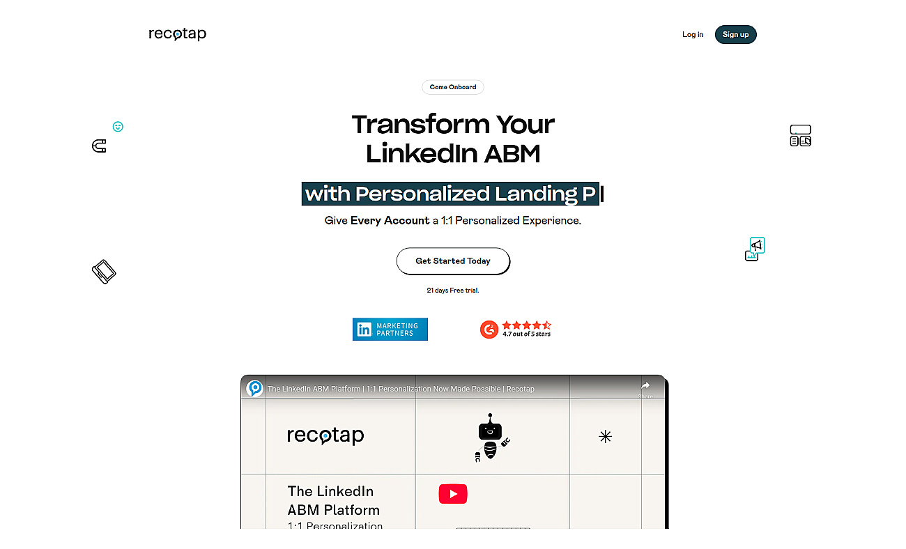 Recotap screenshot