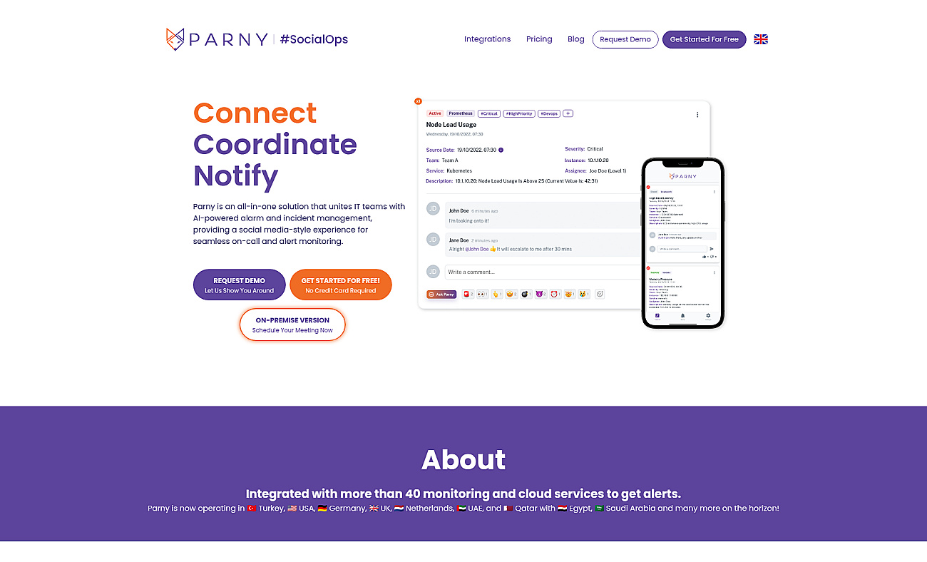 Parny screenshot