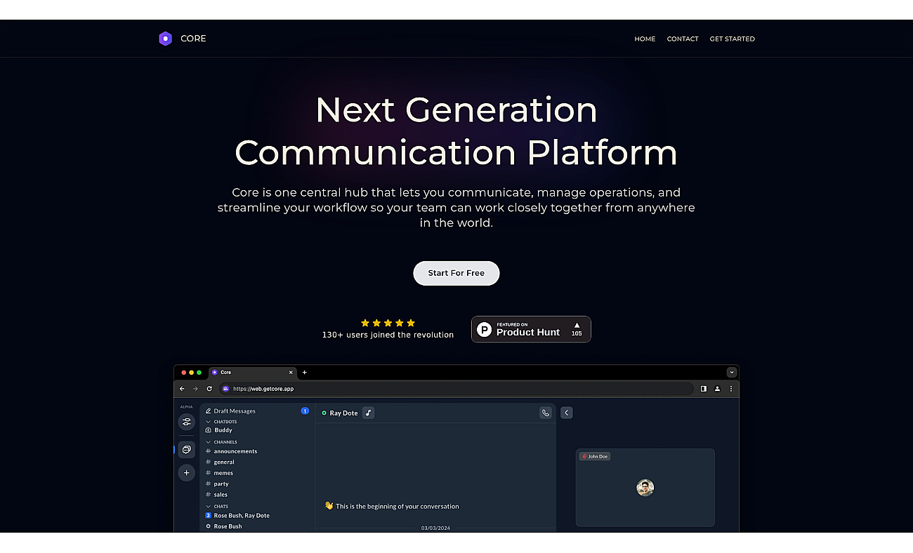 Core Beta screenshot