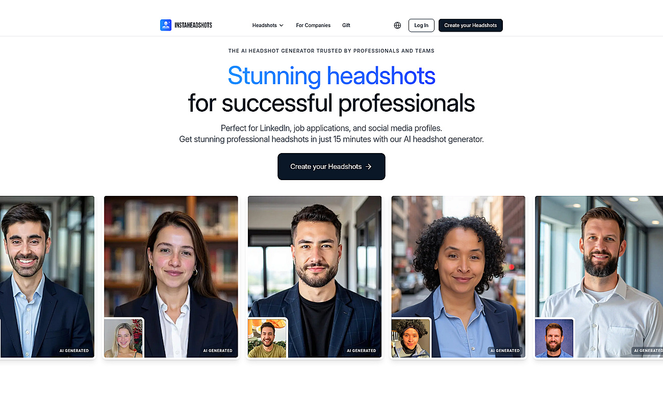 AI Headshots by Magic Studio screenshot
